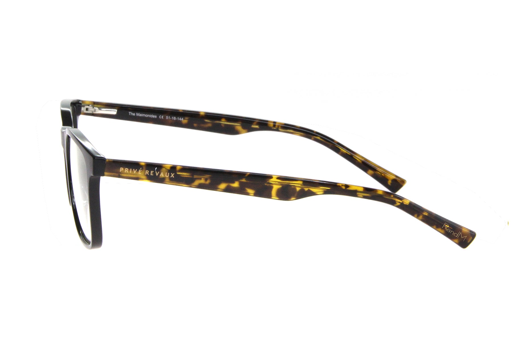 Prive Revaux The Maimonides Blue Light Glasses [Jet Black/Clear]