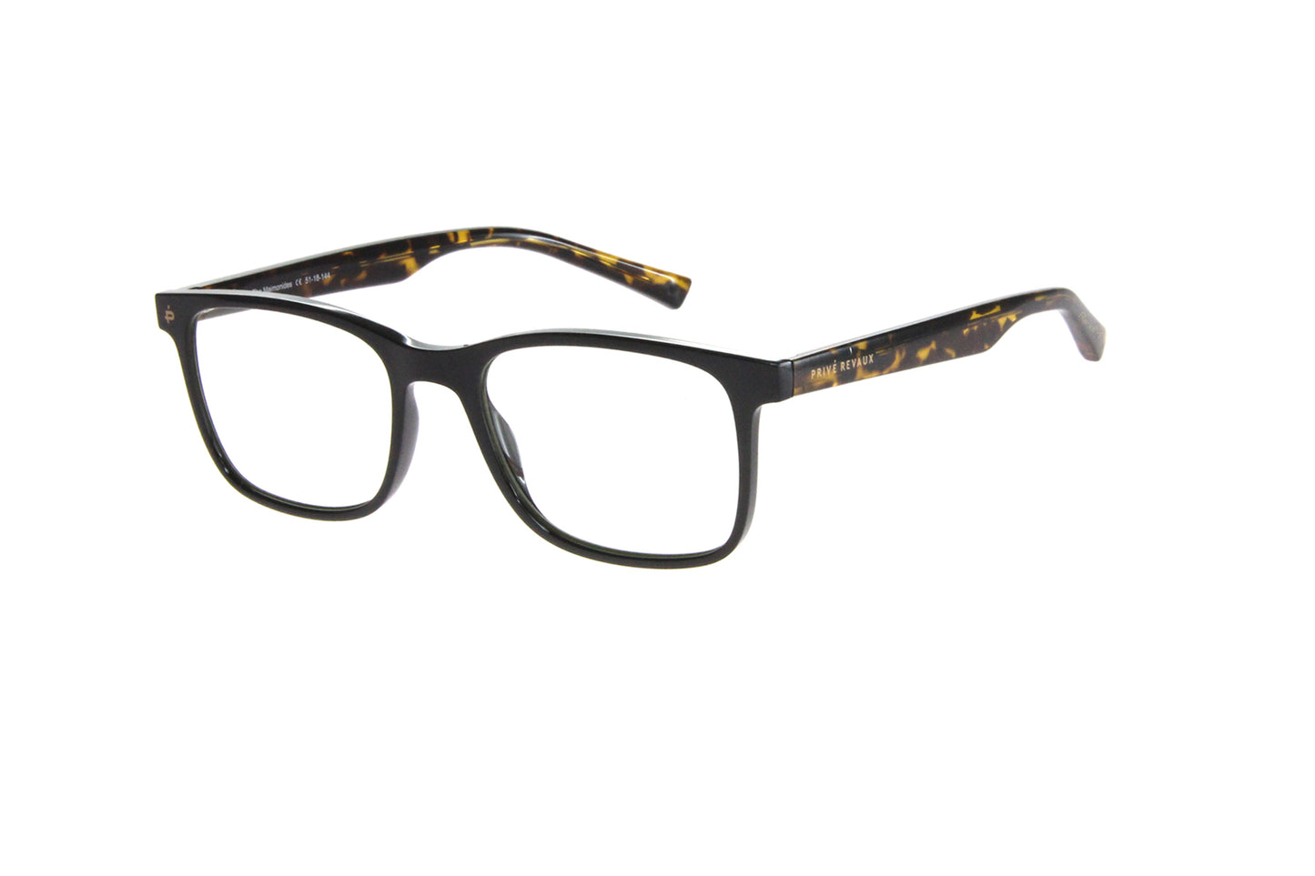 Prive Revaux The Maimonides Blue Light Glasses [Jet Black/Clear]