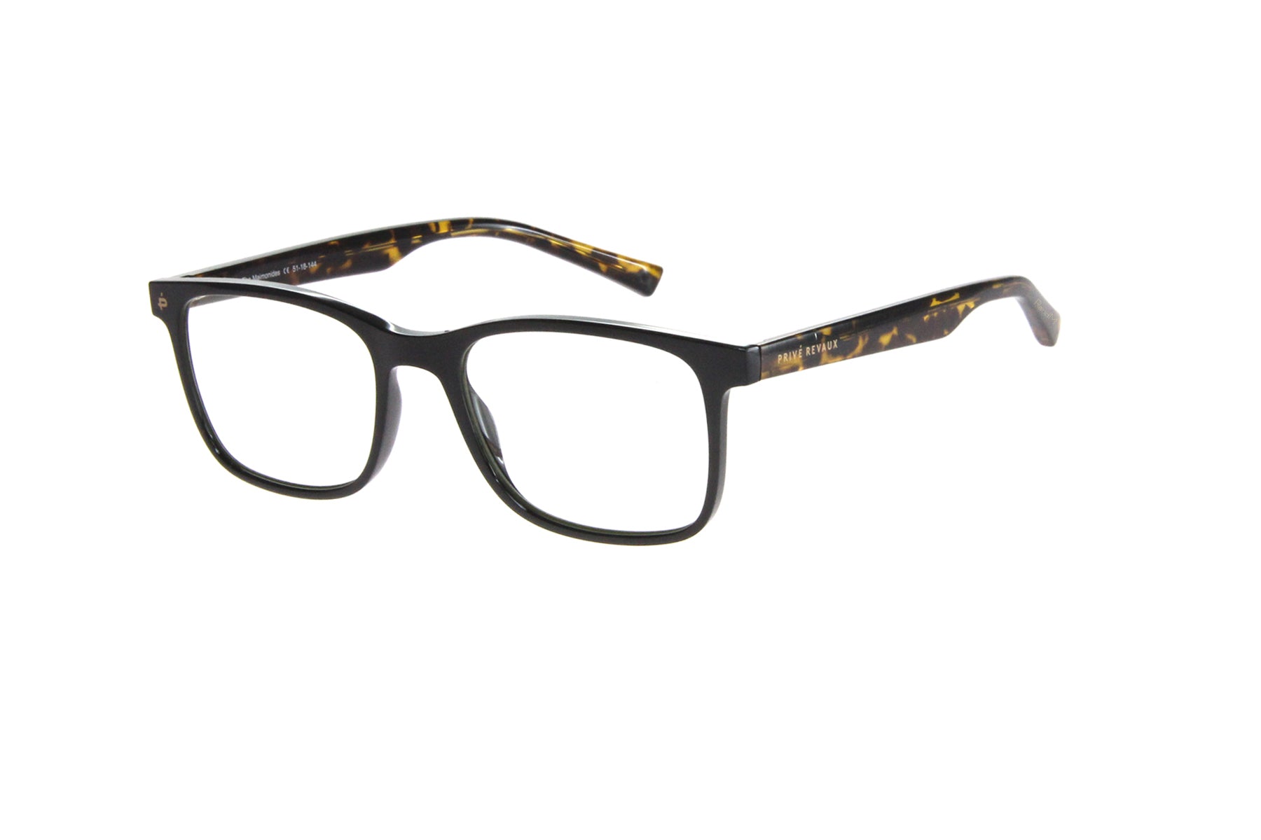 Prive Revaux The Maimonides Blue Light Glasses [Jet Black/Clear]