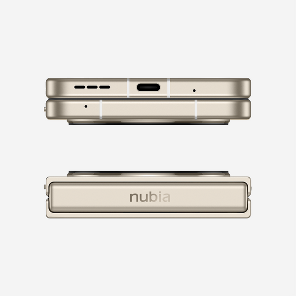 Nubia Flip 5G NX724J Mobile Phone [ 512GB / 12GB RAM Sunshine Gold ]