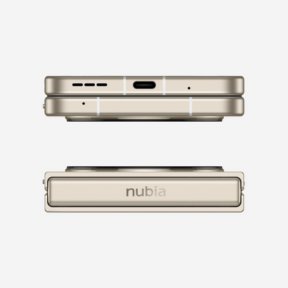 Nubia Flip 5G NX724J Mobile Phone [ 512GB / 12GB RAM Sunshine Gold ]