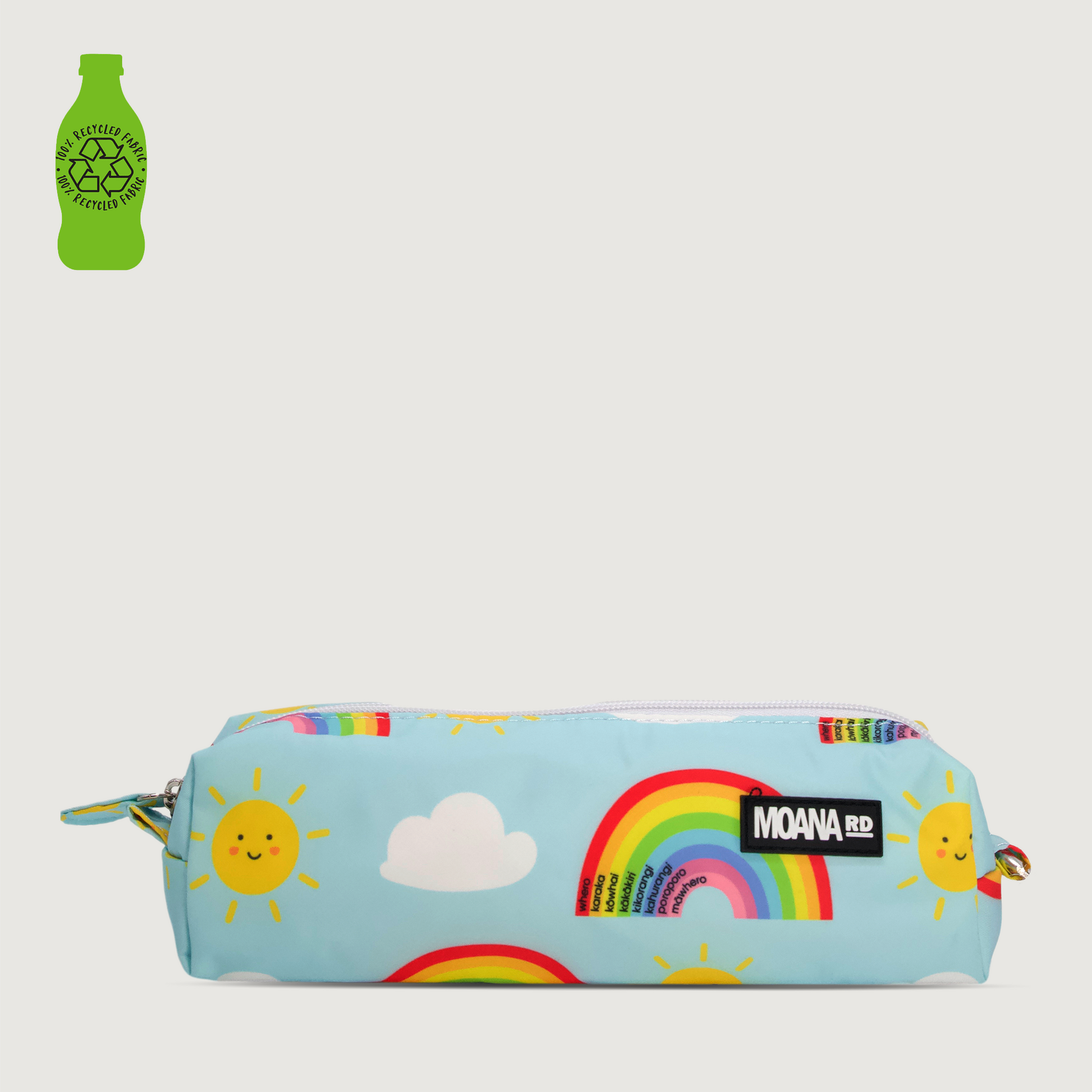 Moana Road Kids Pencil Case [ Te Reo Maori Rainbow - 9029]