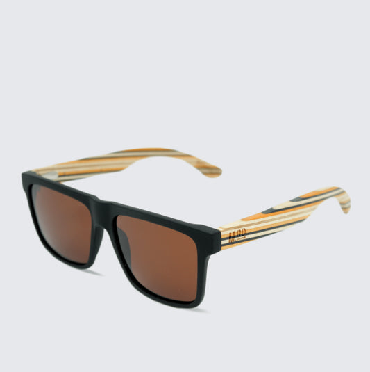 Moana Road The Bouncer [Black w/ Stripe Wood Arms - 3810]