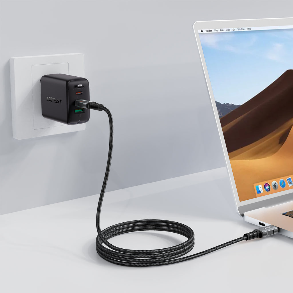 Acefast 240W Super Durable Premium PD USB-C to USB-C Cable w/ 4K HDMI Video & Audio, 40GB PS, USB 4.0 (C1-09)