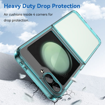 Samsung Galaxy Z Flip 7 Fe Soft Gel Case [Clear Blue]