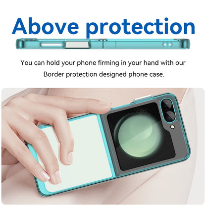 Samsung Galaxy Z Flip 7 Fe Soft Gel Case [Clear Blue]