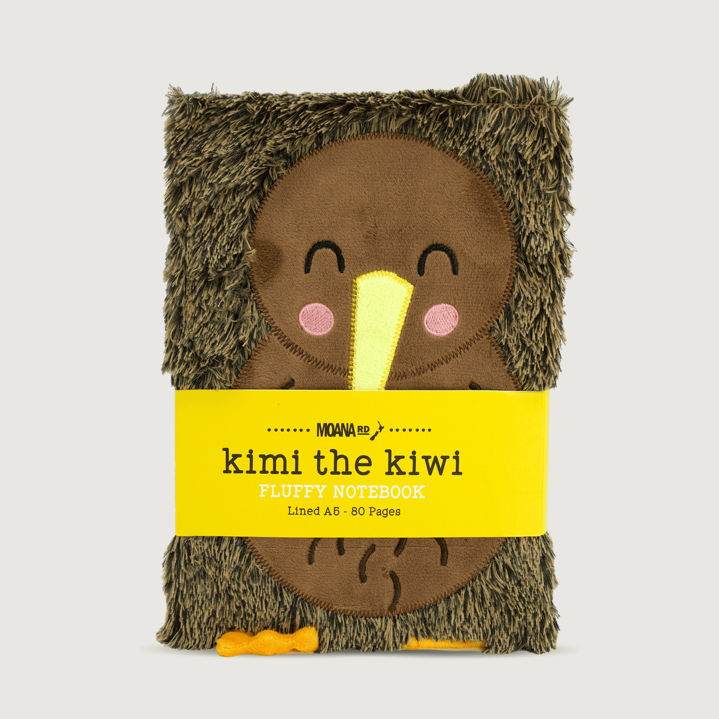 Moana Road Fluffy Notebook [ Kimi the Kiwi - 9038]
