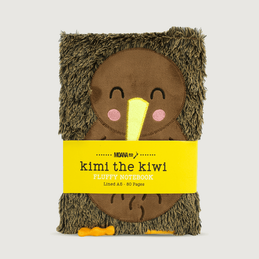 Moana Road Fluffy Notebook [ Kimi the Kiwi - 9038]