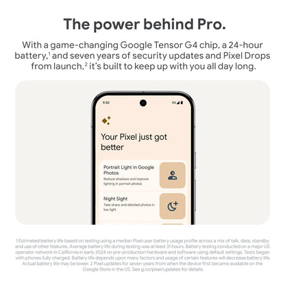 Google Pixel 9 Pro XL Mobile Phone Global [ 128GB / 16GB RAM - Rose Quartz ]
