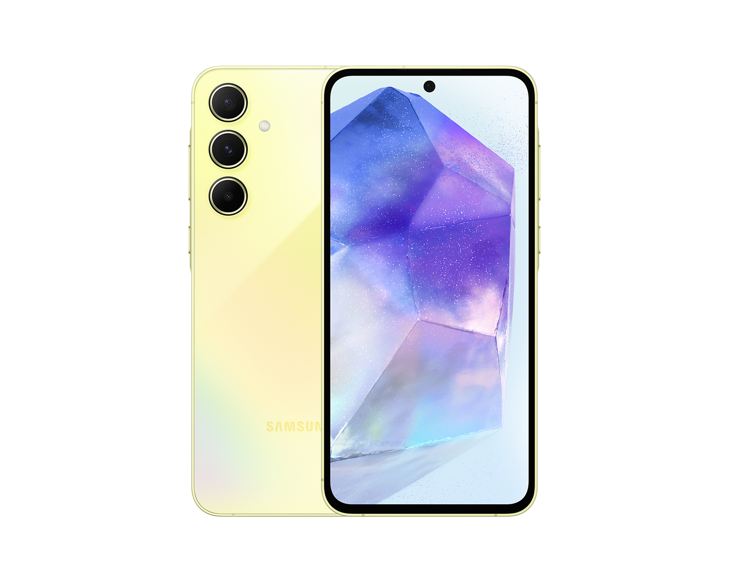Samsung Galaxy A55 5G SM-A556/DS Mobile Phone [256GB / 8GB RAM - Awesome Lemon]