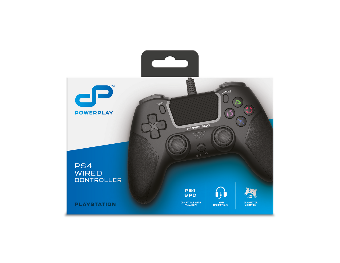 PowerPlay PS4 Wired Controller (Black)
