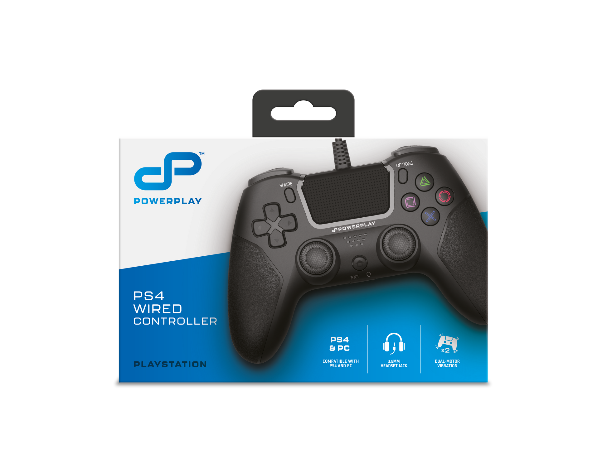 PowerPlay PS4 Wired Controller (Black)