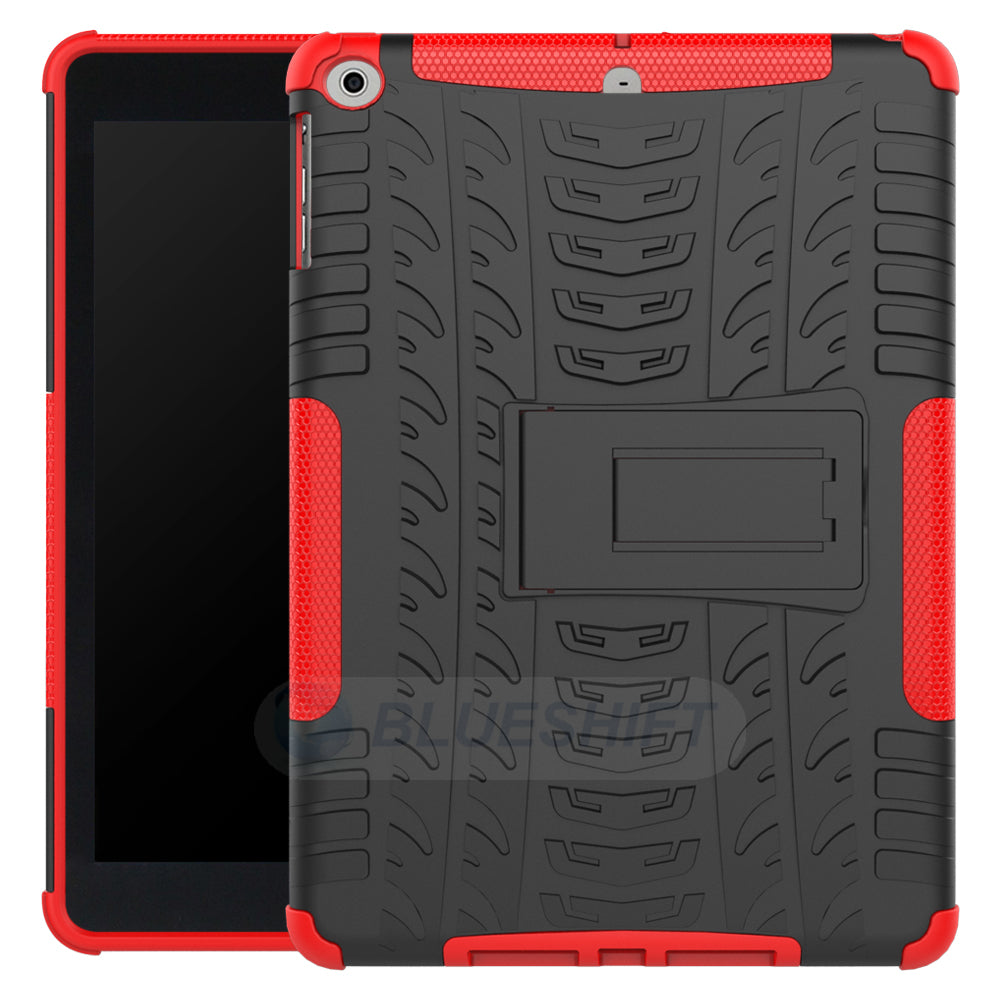 Ipad 9.7 2017 (5th Gen) / 2018 (6th Gen) Heavy Duty Case [Red]
