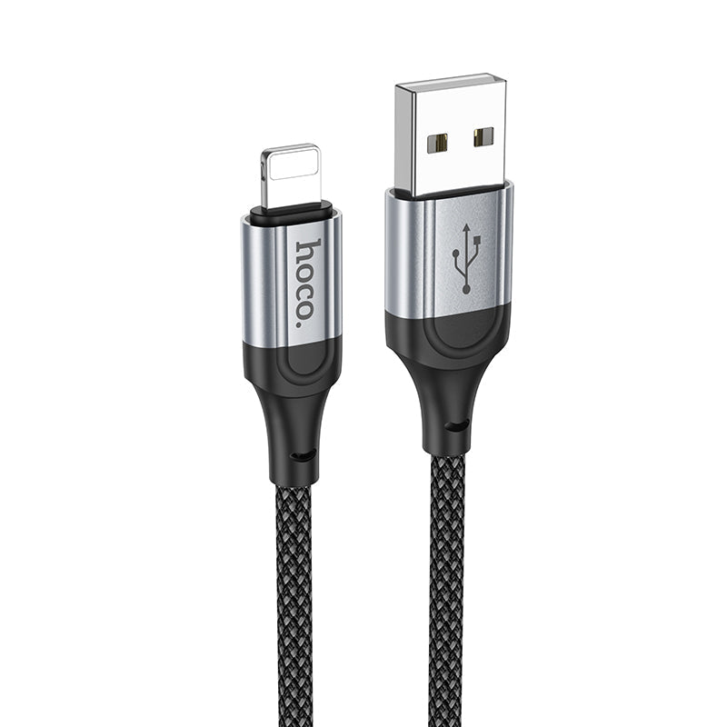 Hoco Fast Charging Nylon Braided USB Cable (X102) [ Lightning]