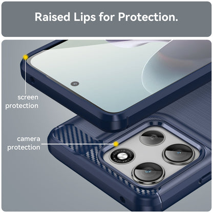 Moto G56 Carbon Fibre Case [Navy]
