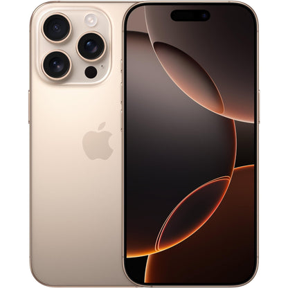 Apple iPhone 16 Pro Dual SIM Mobile Phone [ 256GB - Desert Titanium ]