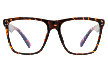 Prive Revaux The Visionary Blue Light Glasses [Warm Copper Tort/Clear]