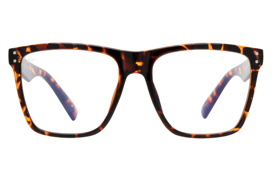 Prive Revaux The Visionary Blue Light Glasses [Warm Copper Tort/Clear]