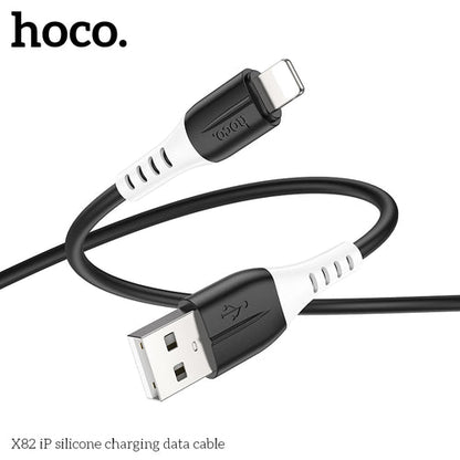 Ultra Soft Silicon Cable (X82) - Lightning [Black]