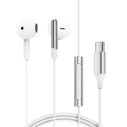 Acefast Digital Ergonomic USB-C Earphone w/ Mic, Universal (L3) White