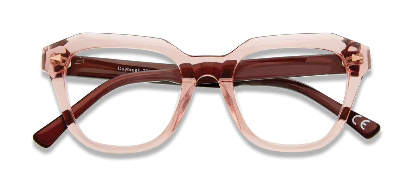 Prive Revaux Day Break Blue Light Glasses [Blush Pink]