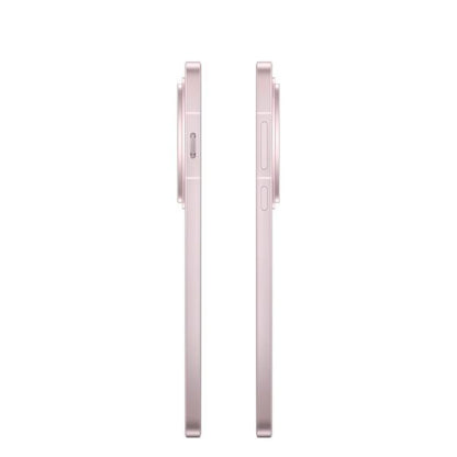 Slim pink smartphone showcasing side profile and button layout for sleek, modern design.