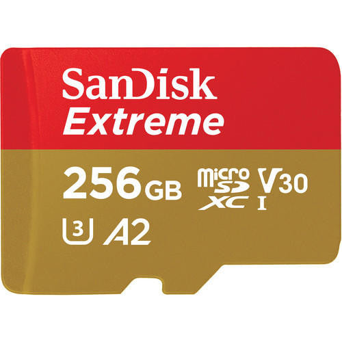 Sandisk Extreme Micro Sdxc 256Gb Up To 160Mb/S Class 10 A2 V30